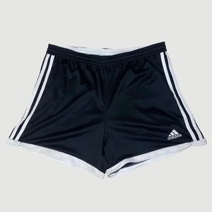 black adidas athletic shorts